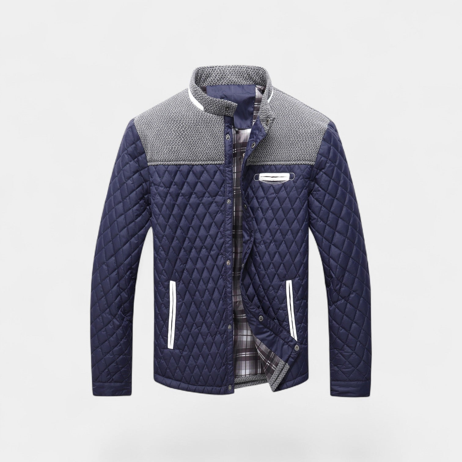Failte | Quilted Men’s Jacket Lightweight Shell – Minimalist Urban Outerwear