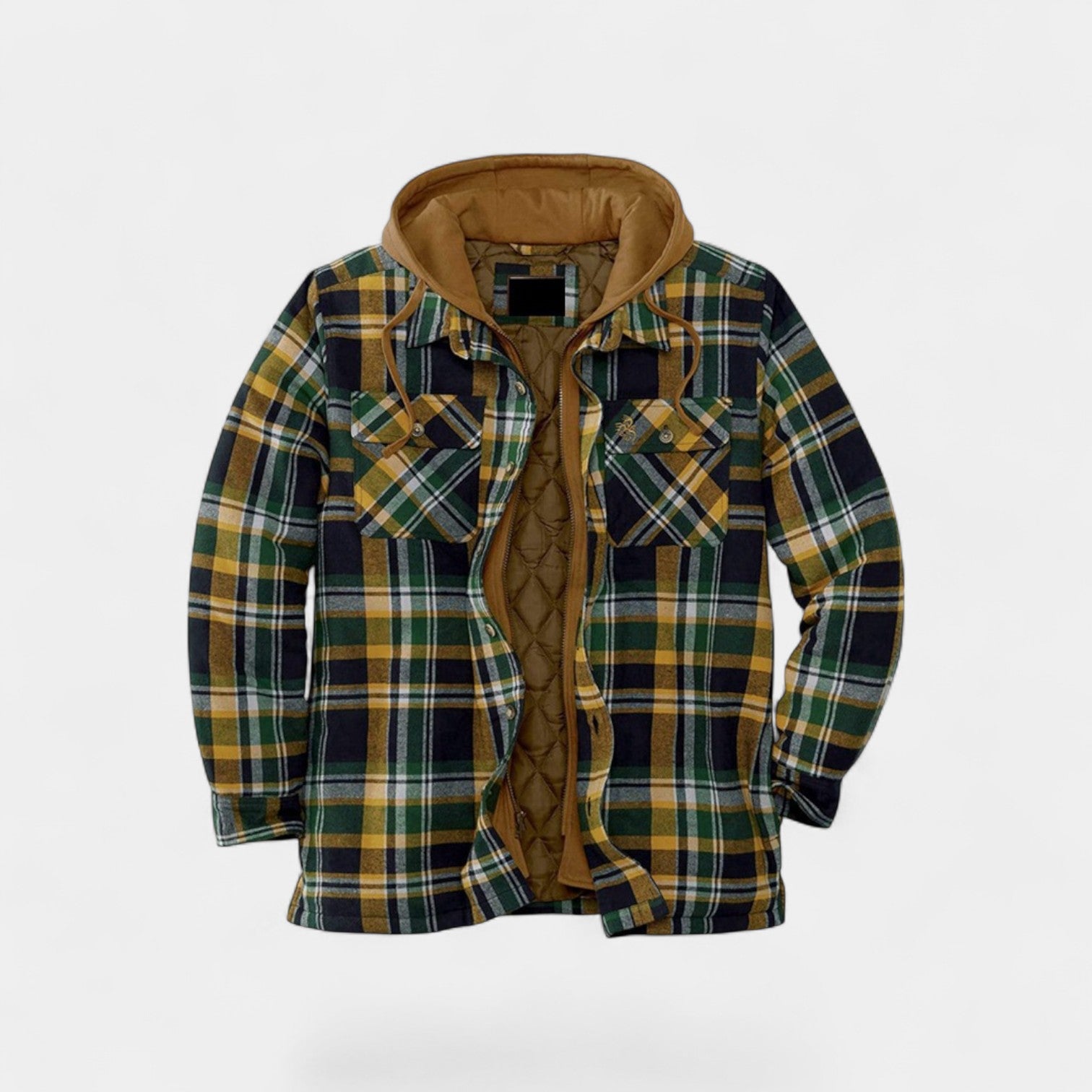 Failte | Quilted Cotton Hooded Jacket – Checked Ease
