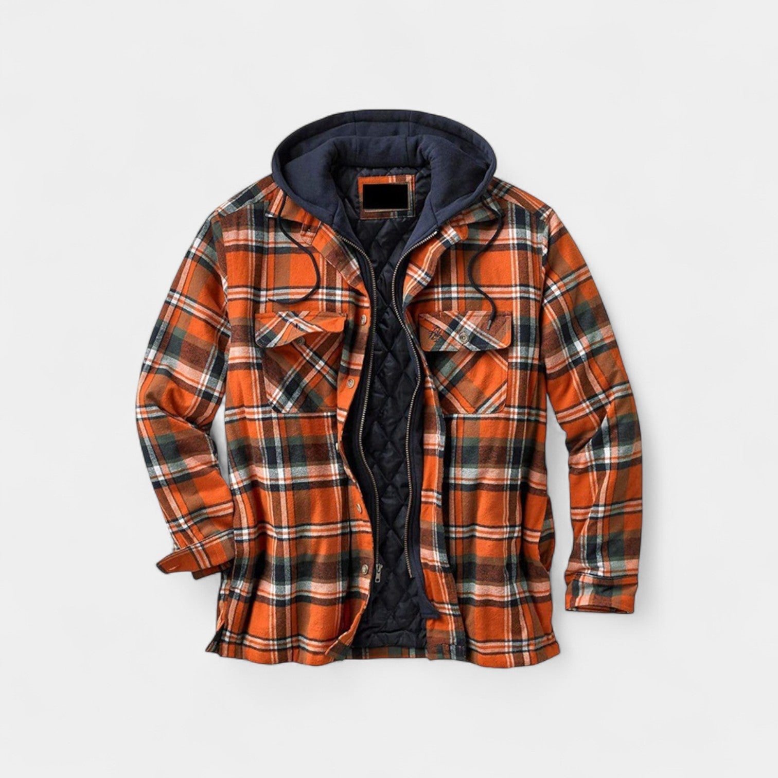 Failte | Quilted Cotton Hooded Jacket – Checked Ease