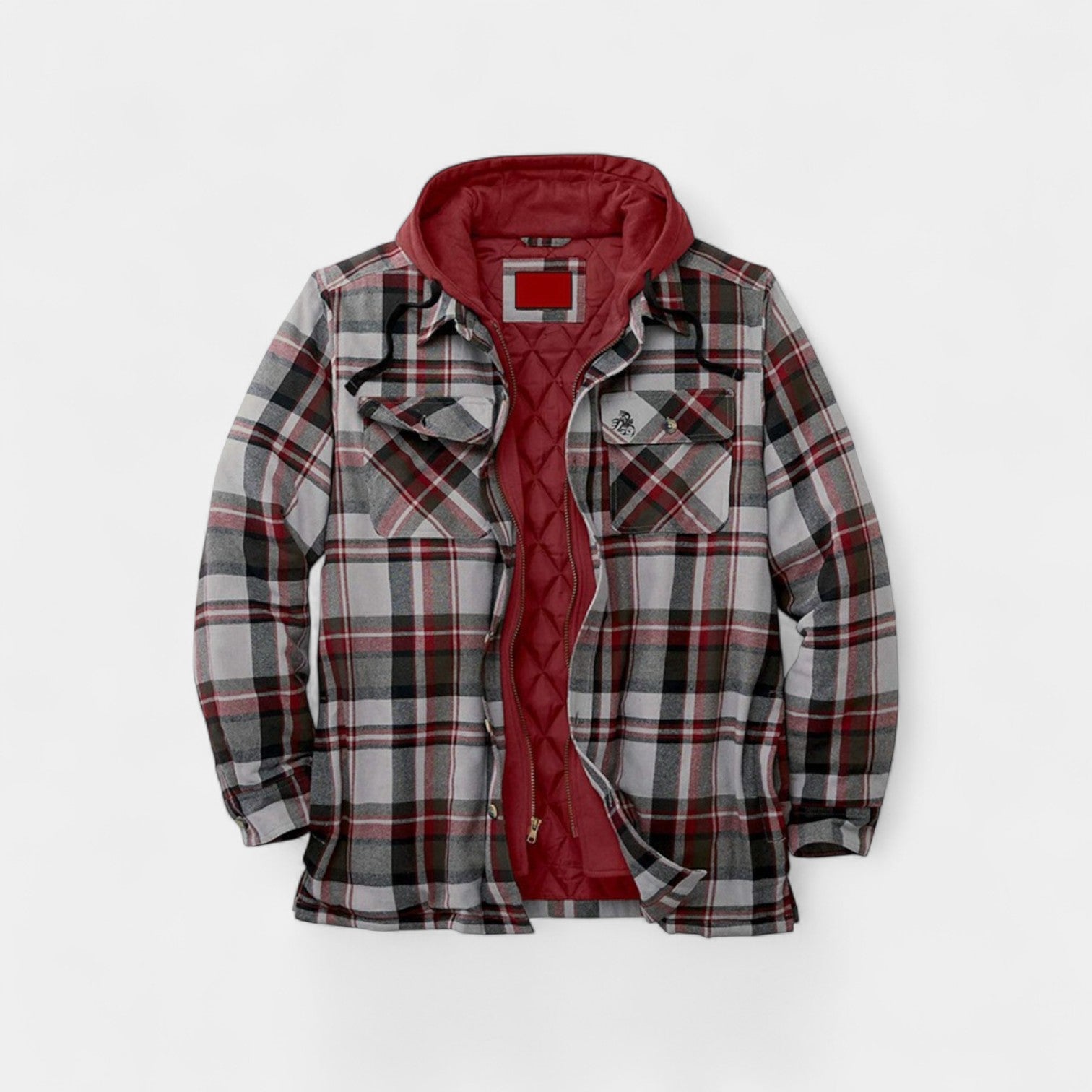 Failte | Quilted Cotton Hooded Jacket – Checked Ease