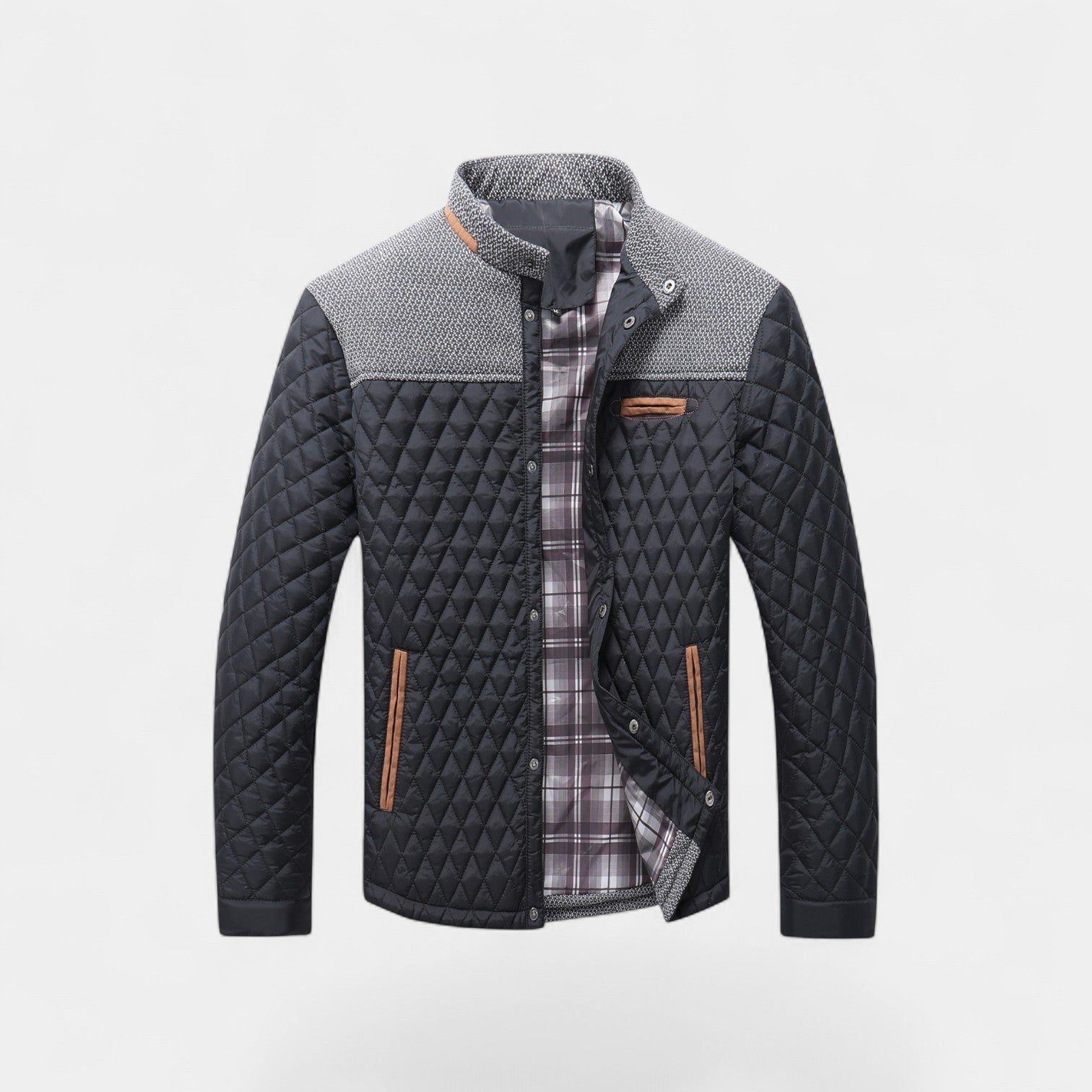 Failte | Quilted Men’s Jacket Lightweight Shell – Minimalist Urban Outerwear