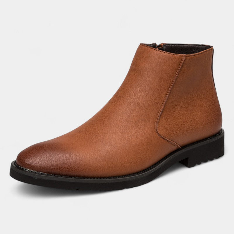 Failte | Men’s High Leather Boots – Classic British Daily Wear