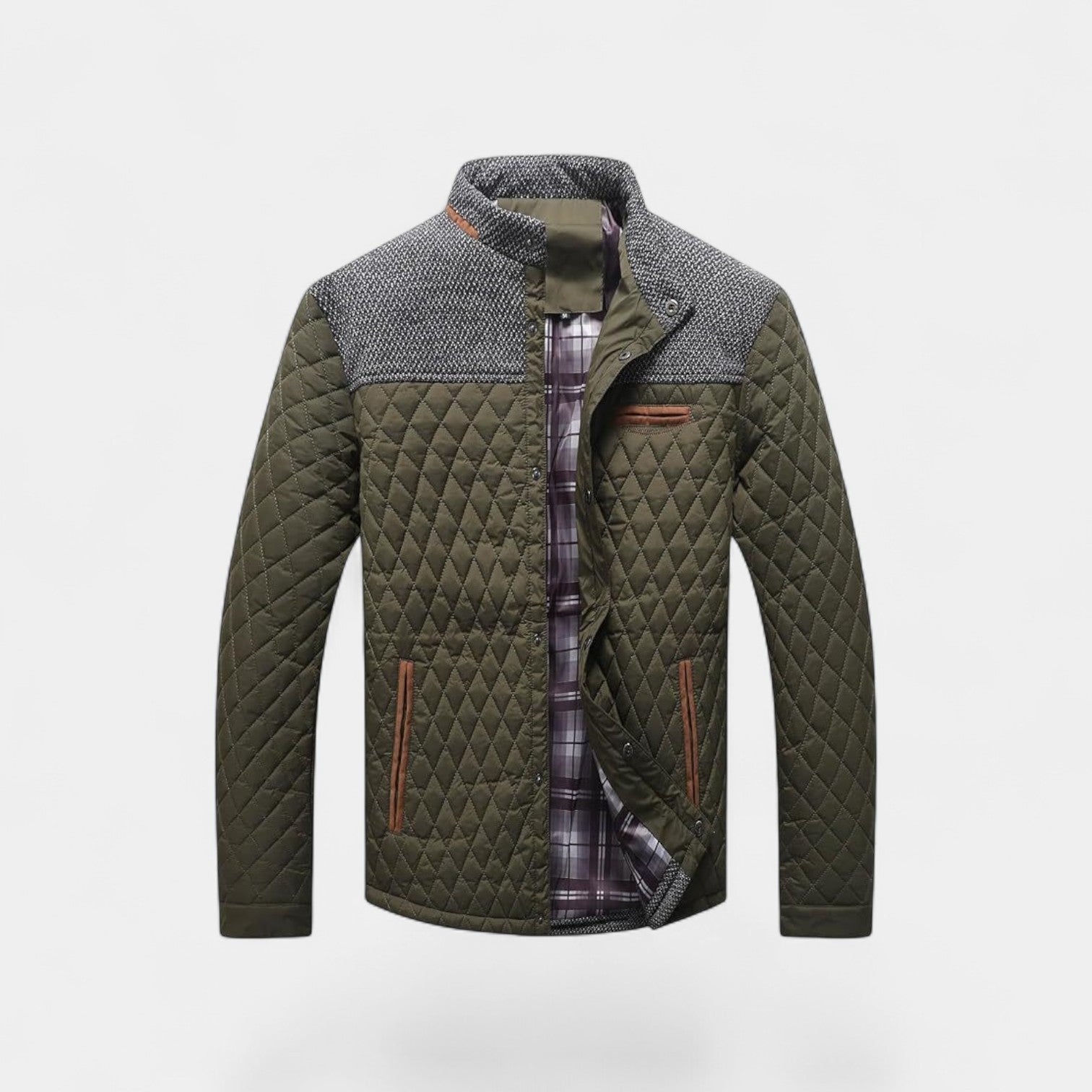 Failte | Quilted Men’s Jacket Lightweight Shell – Minimalist Urban Outerwear