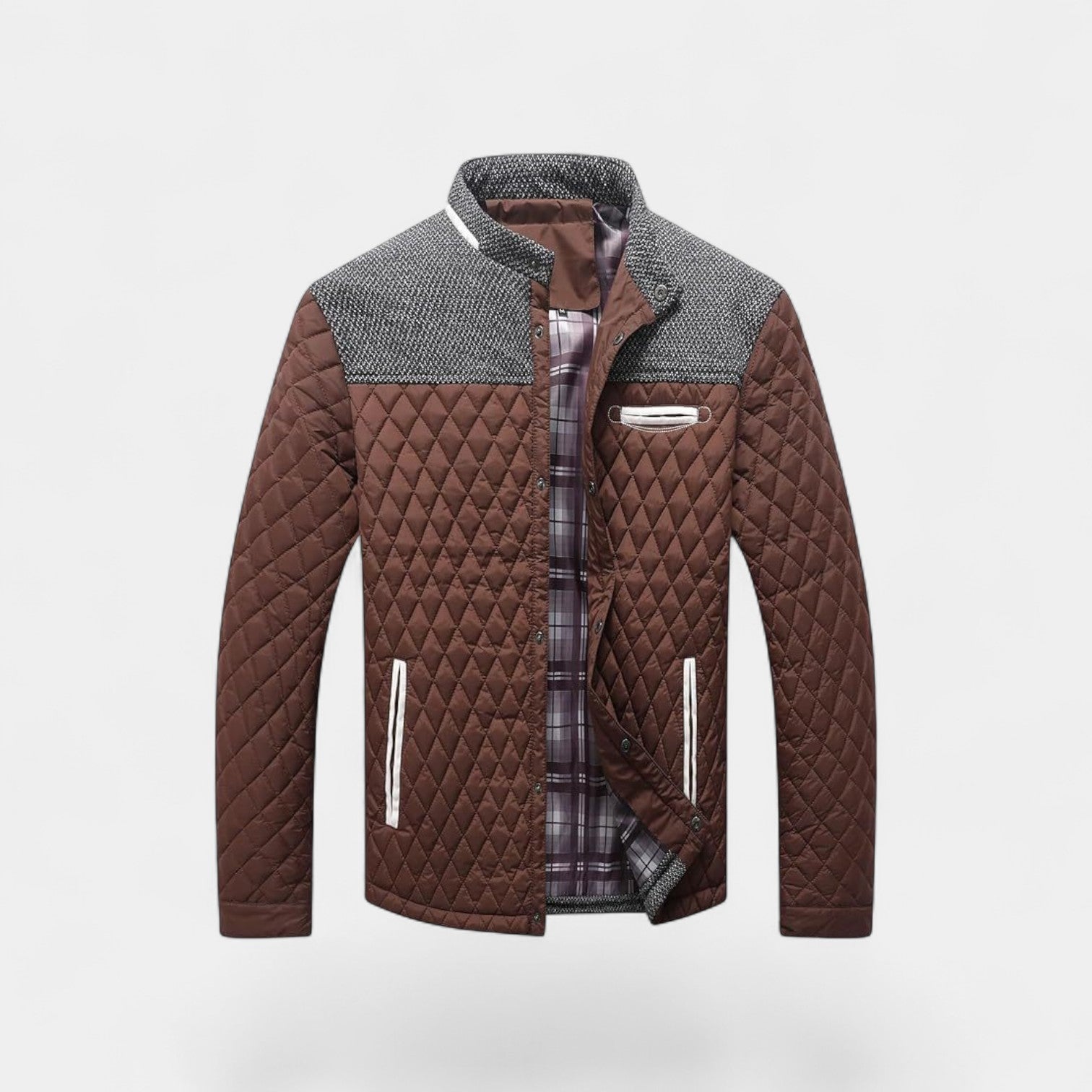 Failte | Quilted Men’s Jacket Lightweight Shell – Minimalist Urban Outerwear
