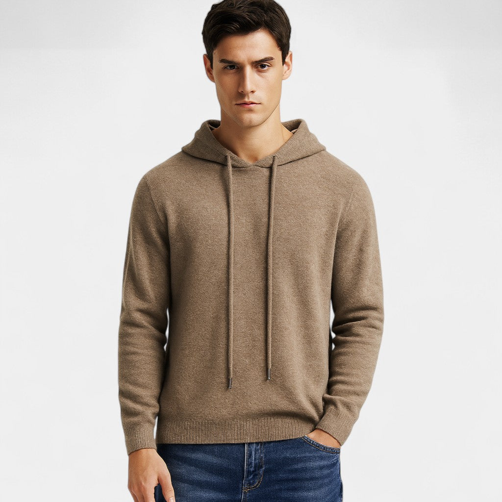 Failte | Men’s Merino Wool Hoodie – Minimalist Relaxed Fit