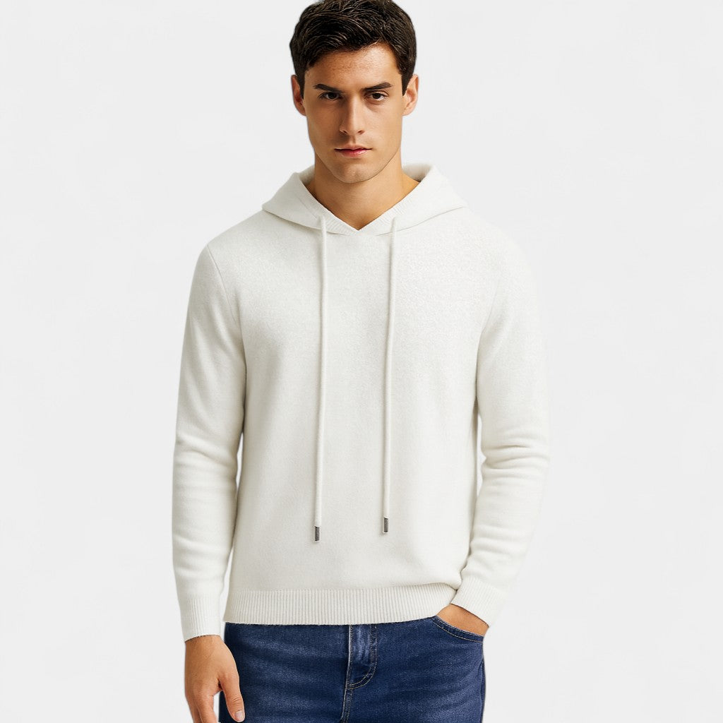 Failte | Men’s Merino Wool Hoodie – Minimalist Relaxed Fit