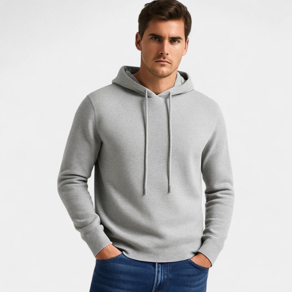 Failte | Men’s Merino Wool Hoodie – Minimalist Relaxed Fit