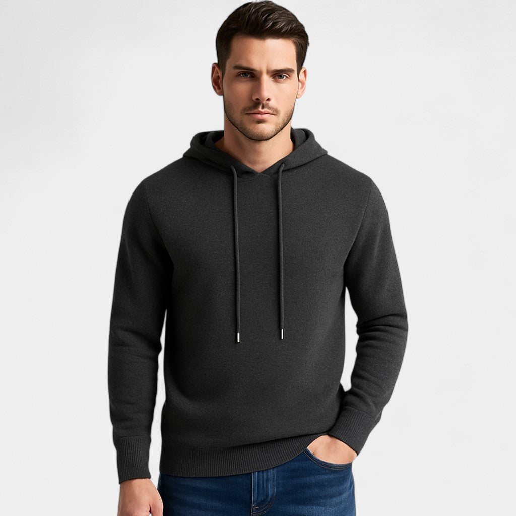 Failte | Men’s Merino Wool Hoodie – Minimalist Relaxed Fit