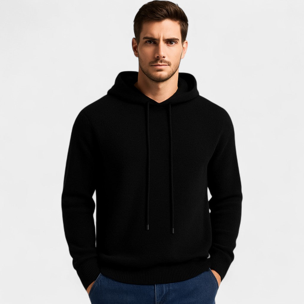 Failte | Men’s Merino Wool Hoodie – Minimalist Relaxed Fit