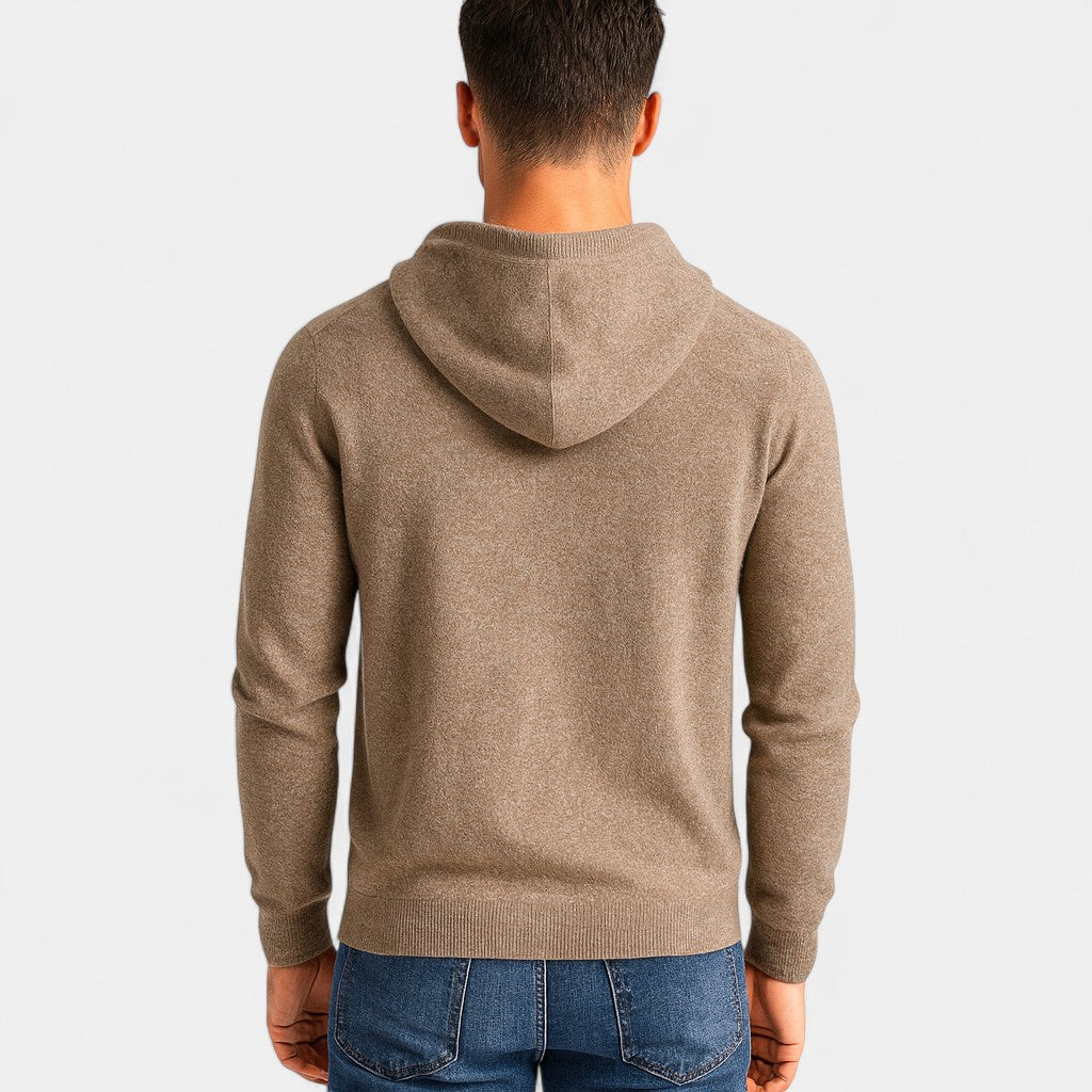 Failte | Men’s Merino Wool Hoodie – Minimalist Relaxed Fit