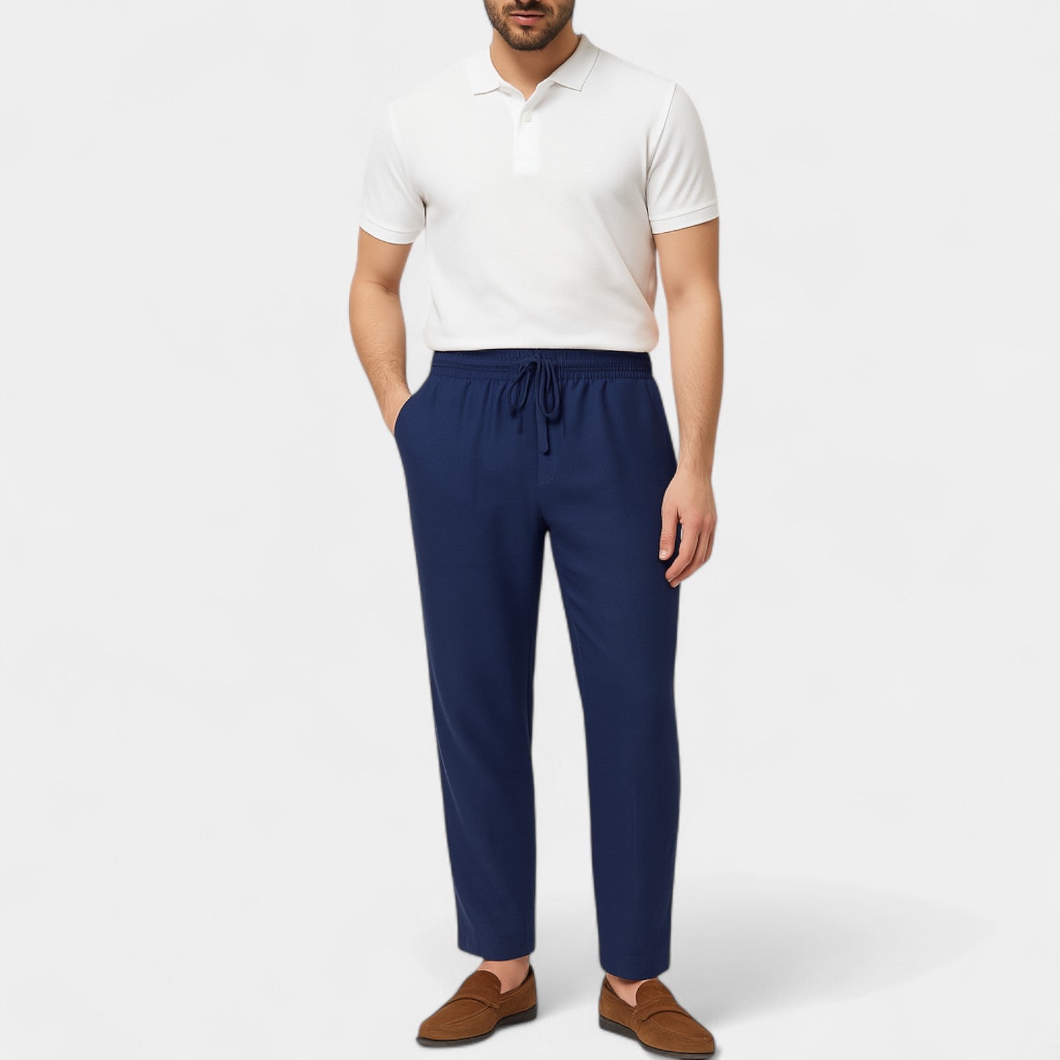 Failte | Linen Trousers – Relaxed Riviera Fit