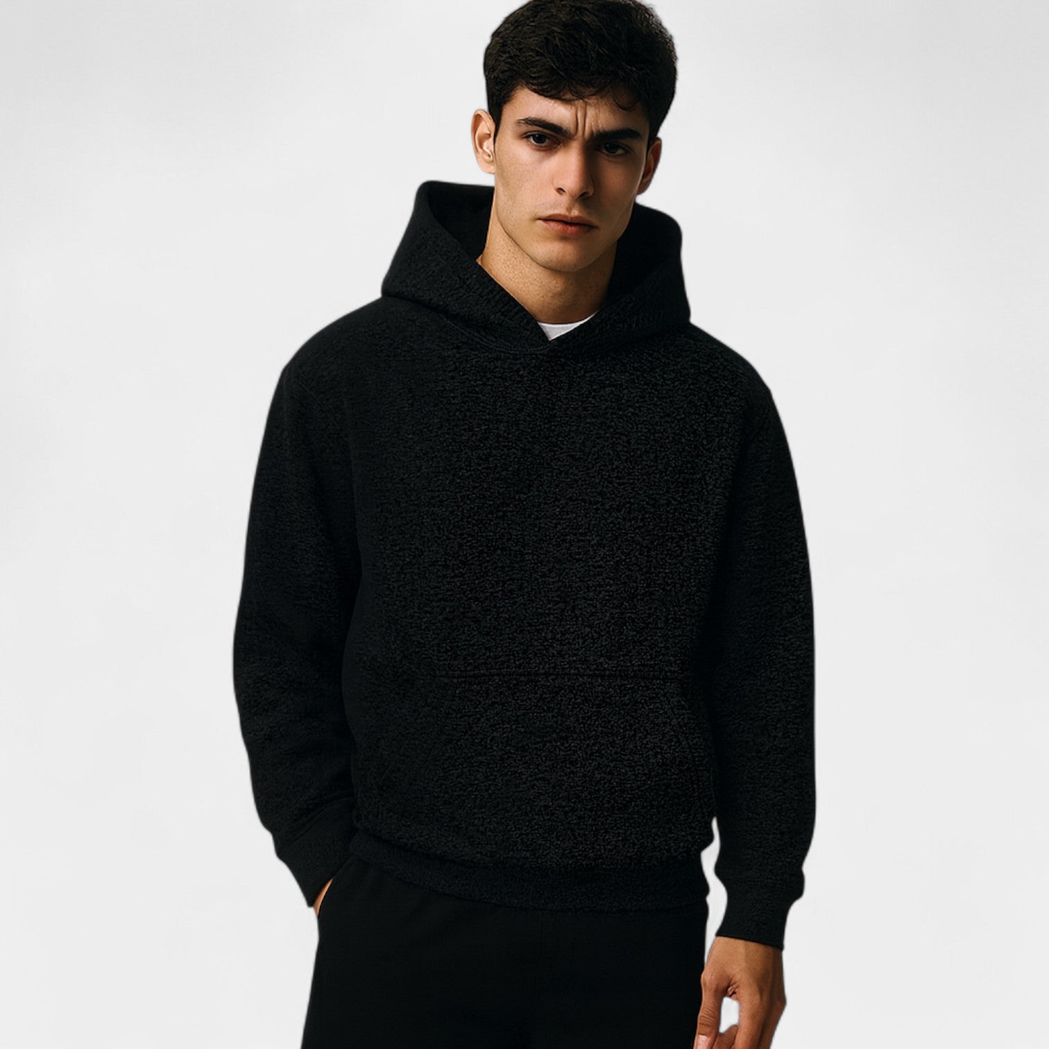 Failte | Men’s Technical Jersey Hoodie – Minimalist Streetwear Essential