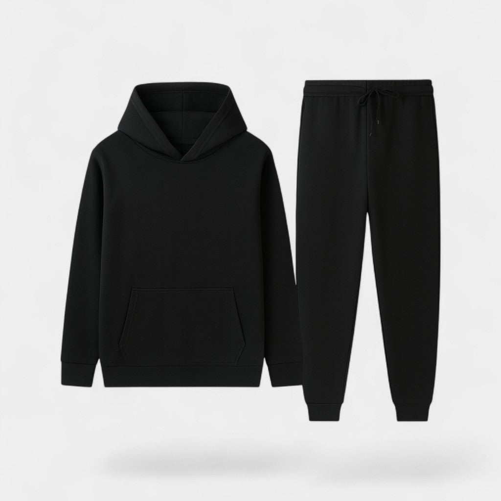 Failte | Men’s Fleece Tracksuit with Hoodie – Warm Minimalist Elegance