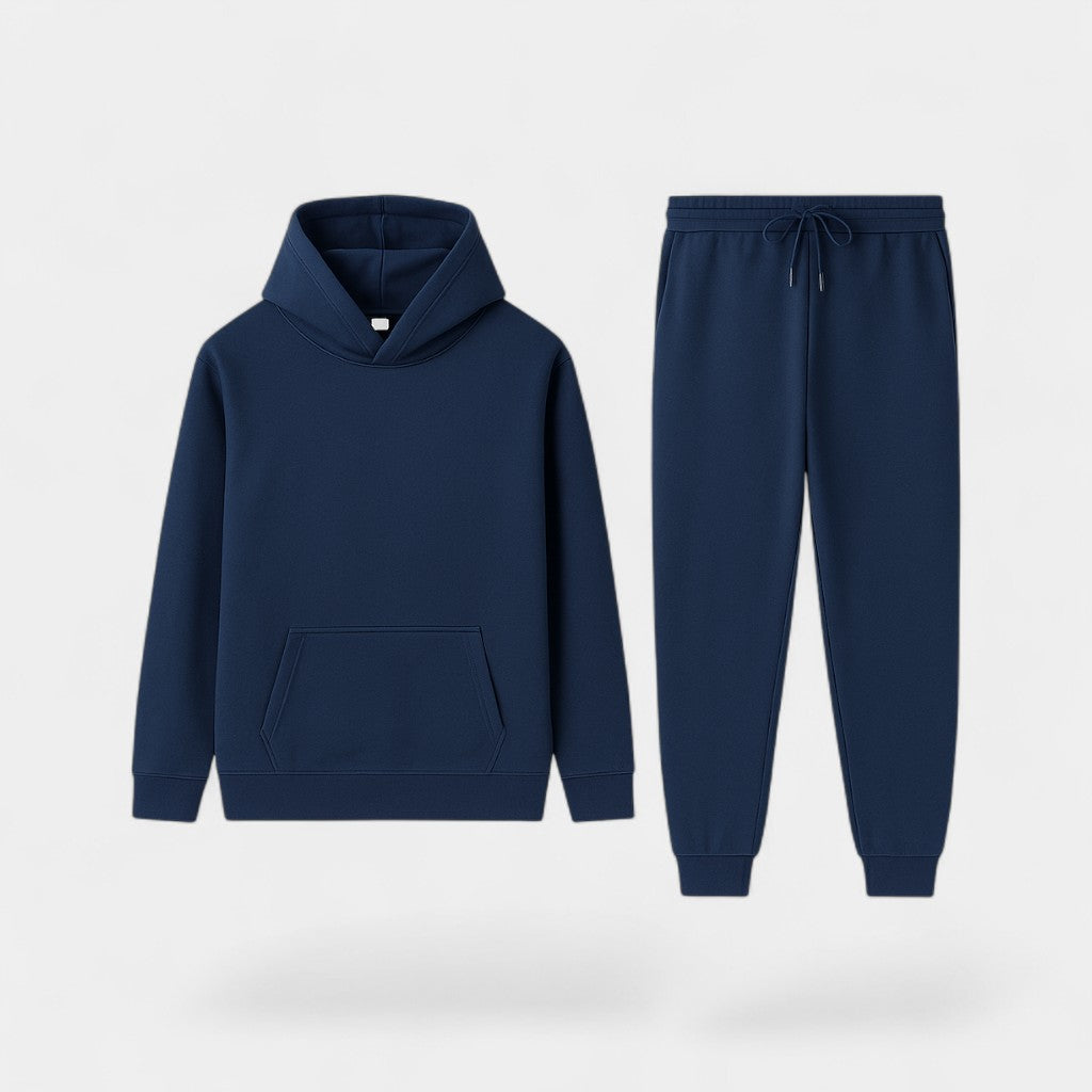 Failte | Men’s Fleece Tracksuit with Hoodie – Warm Minimalist Elegance
