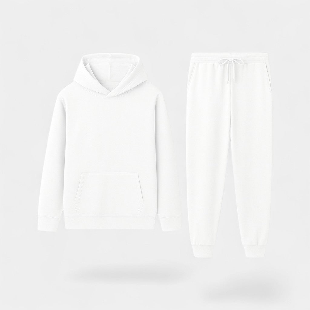 Failte | Men’s Fleece Tracksuit with Hoodie – Warm Minimalist Elegance