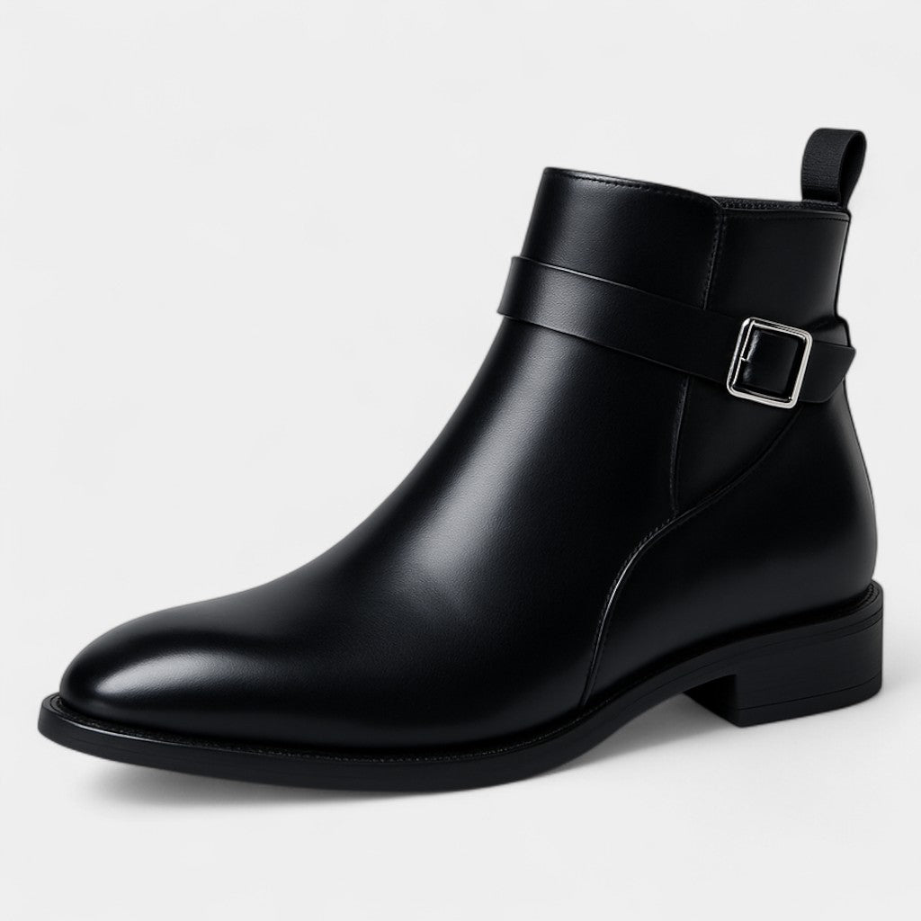 Failte | Men’s High Leather Boots – Minimalist British Style