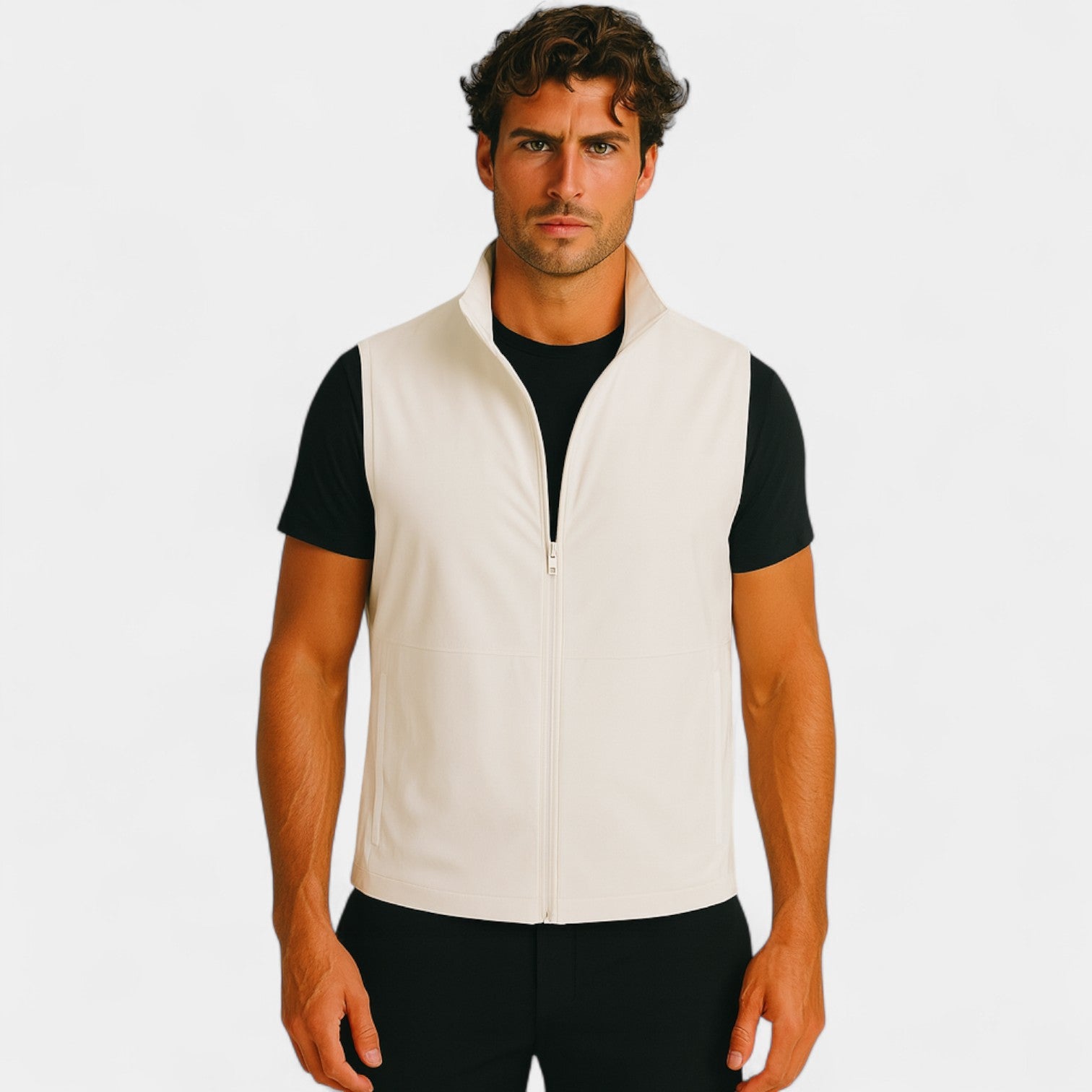 Failte | Men’s Utility Vest – Structured Elegance