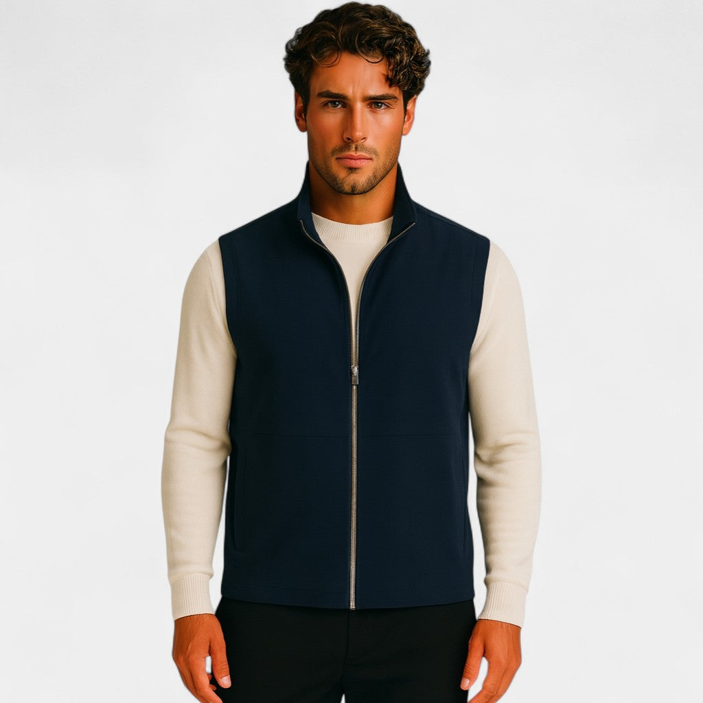 Failte | Men’s Utility Vest – Structured Elegance