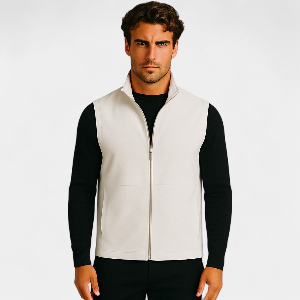 Failte | Men’s Utility Vest – Structured Elegance